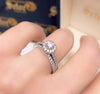 Miranda white gold wedding rings ZWR018 - Bijouterie Setor