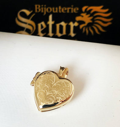Heart locket P265 - Bijouterie Setor