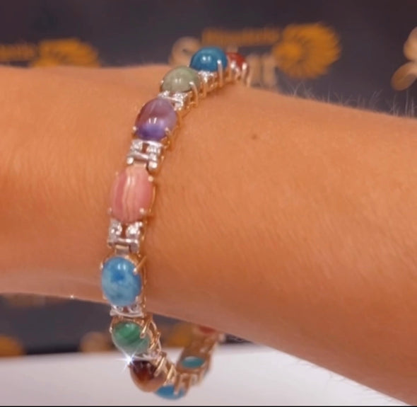 Colourful bracelet WB096 - Bijouterie Setor