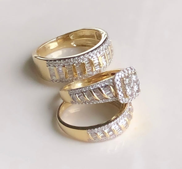 Jessy diamond wedding rings DWT005 - Bijouterie Setor