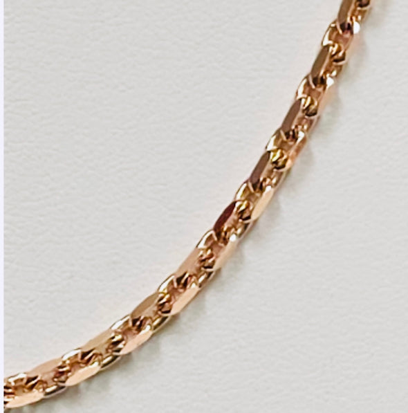 Rose gold link chain MC154 - Bijouterie Setor