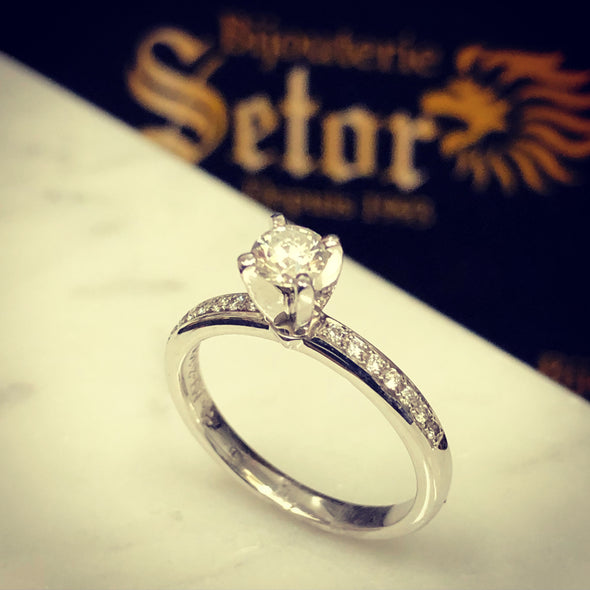 Jenny diamond engagement ring DER043 - Bijouterie Setor