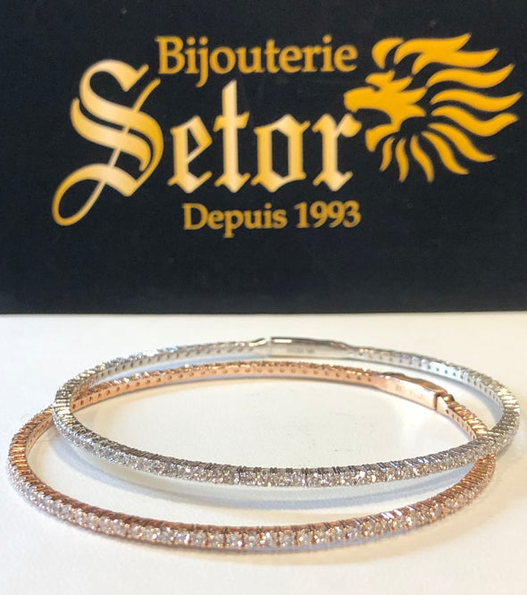 Bracelet tennis en diamants Tessa DB001 - Bijouterie Setor