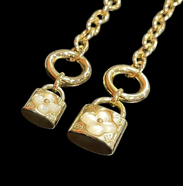 Lock necklace & bracelet S109 - Bijouterie Setor