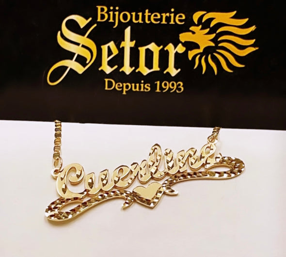 Cuerline necklace NC075 - Bijouterie Setor