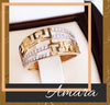 Amara women’s gold ring WR-26 - Bijouterie Setor