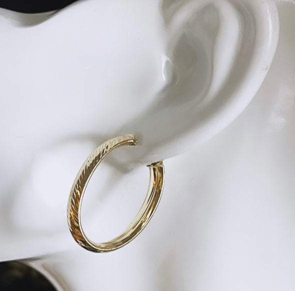 Boucles d'oreilles ovales Julia E210 - Bijouterie Setor