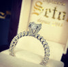 Jasmine diamond engagement ring DER044 - Bijouterie Setor