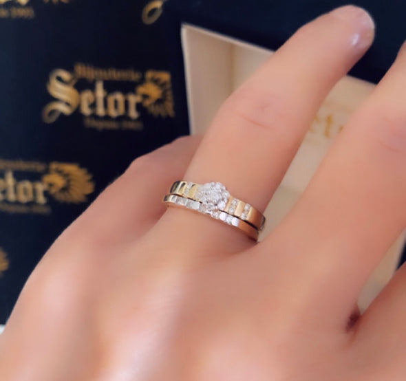 Jenny wedding rings DWR049 - Bijouterie Setor