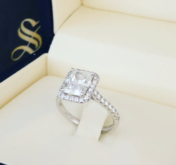 Bague de fiançailles en diamant Elsa DER040 - Bijouterie Setor
