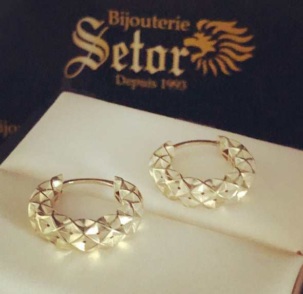 Nugget earrings E138 - Bijouterie Setor