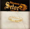 14k yellow gold eternity ring DWR030 - Bijouterie Setor