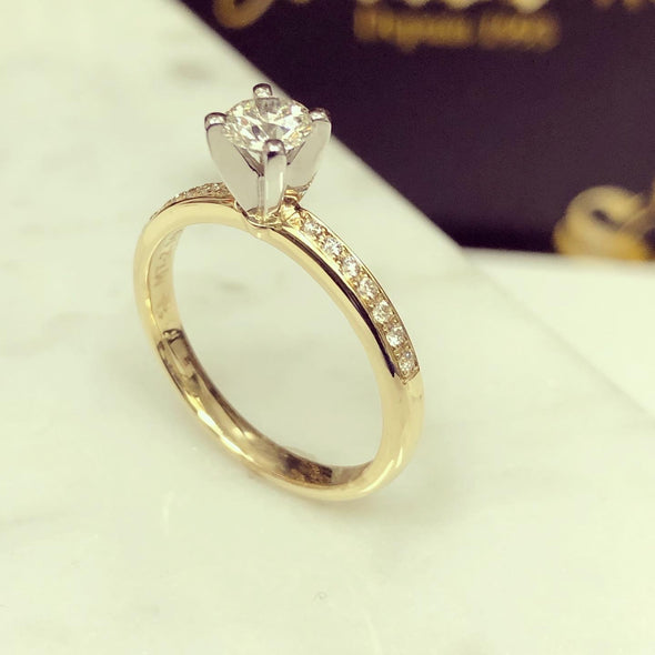 Aurelia diamond engagement ring DER001 - Bijouterie Setor