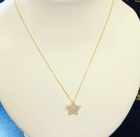 Star necklace WC171 - Bijouterie Setor