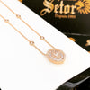 Vicky Rose gold diamond necklace DN021 - Bijouterie Setor