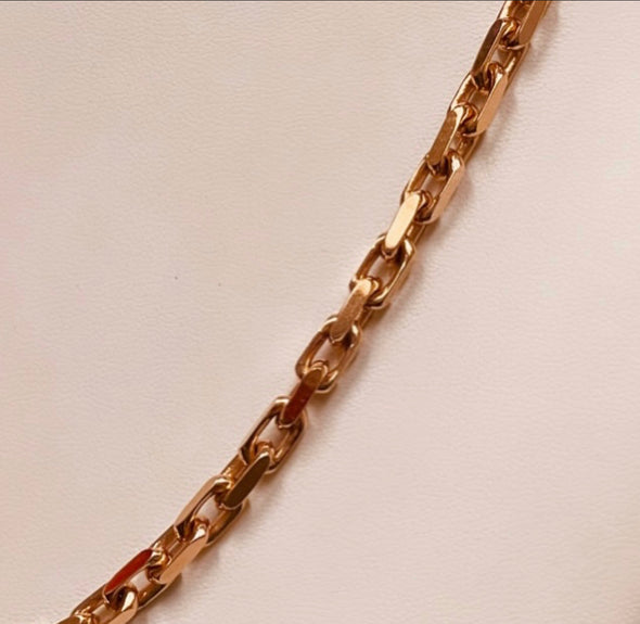 Rose gold link chain MC155 - Bijouterie Setor