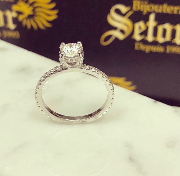 Lilianna diamond engagement ring DER002 - Bijouterie Setor