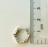 Boucles d'oreilles Mini Hexagone E157 - Bijouterie Setor