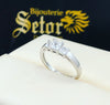 Princess trinity ring ZER021 - Bijouterie Setor
