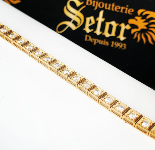 Bracelet tennis Rémi en diamants DB005 - Bijouterie Setor