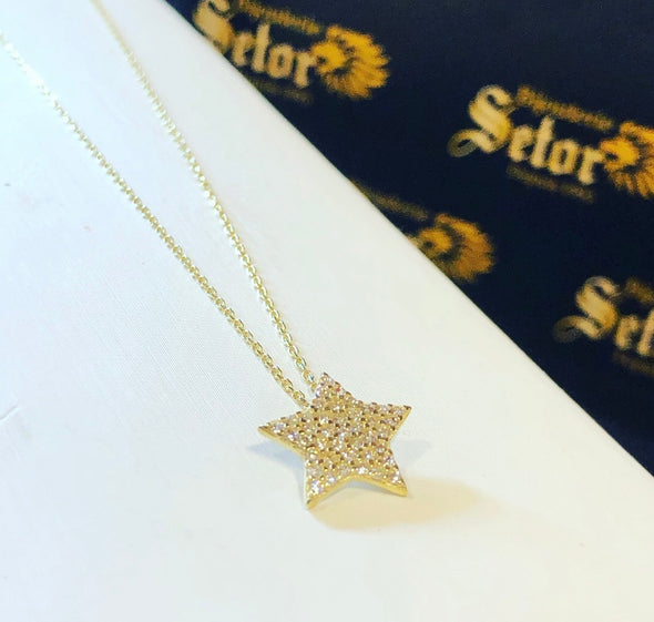 Star necklace WC171 - Bijouterie Setor