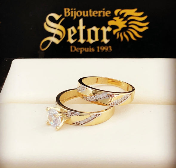 Martha wedding rings ZWR026 - Bijouterie Setor