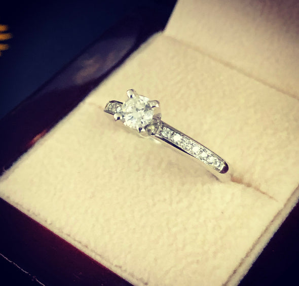 Jenny diamond engagement ring DER043 - Bijouterie Setor
