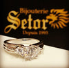 Nylah white gold ring ZER10 - Bijouterie Setor