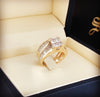 Princess diamond wedding rings DWR040 - Bijouterie Setor