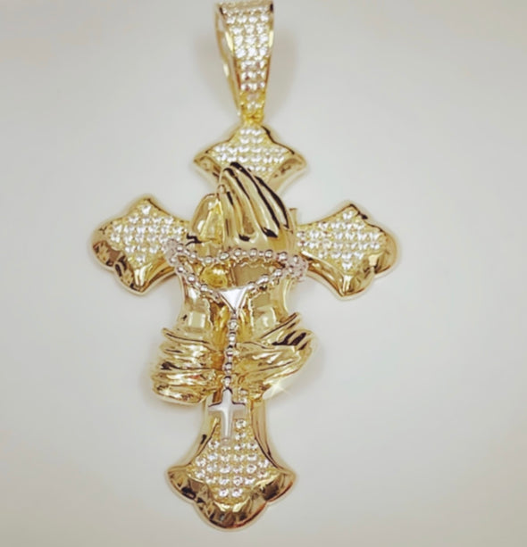 Rosary cross pendant P301 - Bijouterie Setor