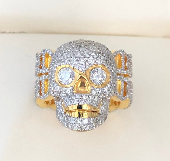 Diamond Skull ring MDR022 - Bijouterie Setor