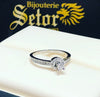 Tracie 14k white gold ring ZER24 - Bijouterie Setor