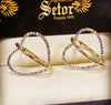 Heart hoop earrings E229 - Bijouterie Setor