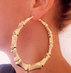 Bamboo earrings E115 - Bijouterie Setor