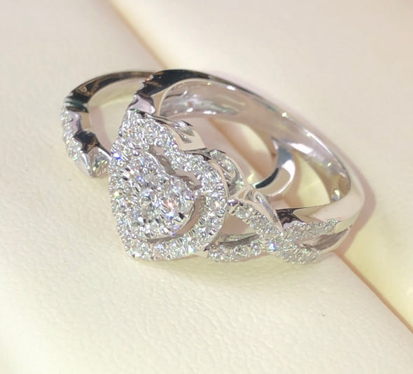 Sophia diamond wedding rings DWR001 - Bijouterie Setor