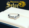 Sally 14k white gold ring ZER23 - Bijouterie Setor