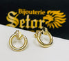 Nail earrings E253 - Bijouterie Setor