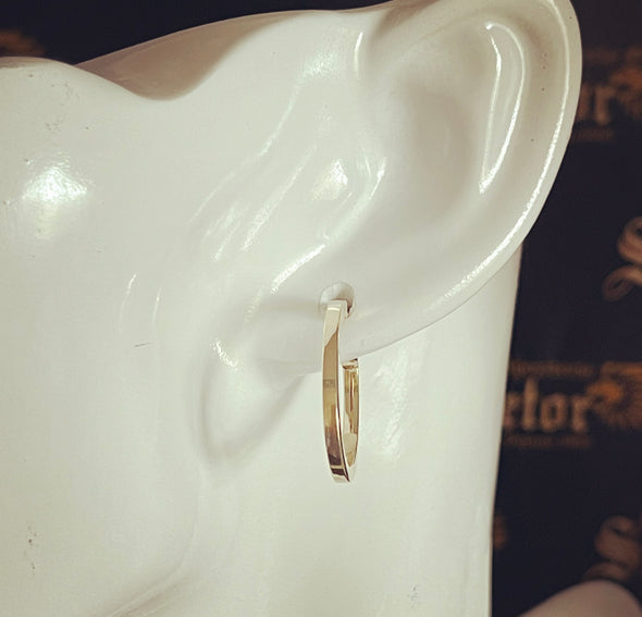 Leni Oval earrings E212 - Bijouterie Setor