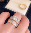 Olivia wedding rings TWR007 - Bijouterie Setor