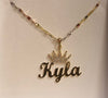 Kyla crown necklace PN99 - Bijouterie Setor